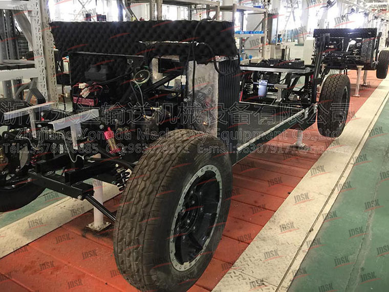 新能源車底盤預裝線